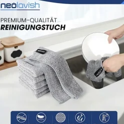 Svampar & Dukar-Mikrofiber hushållspapper - 6-pack - Köksrullar - Allround