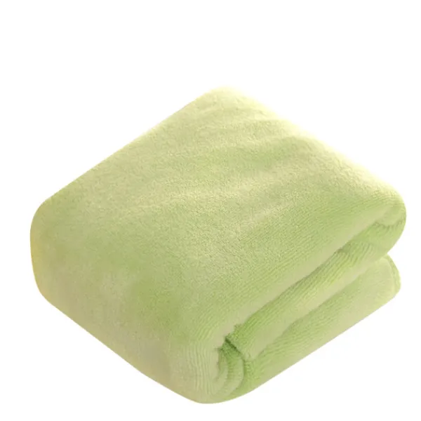 Svampar & Dukar-Mikrofiber Rengöringsduk, Icke-slipande, Återanvändbar & Tvättbar - 13,7x13,7" med Haka Ljusgrön (2-pack)