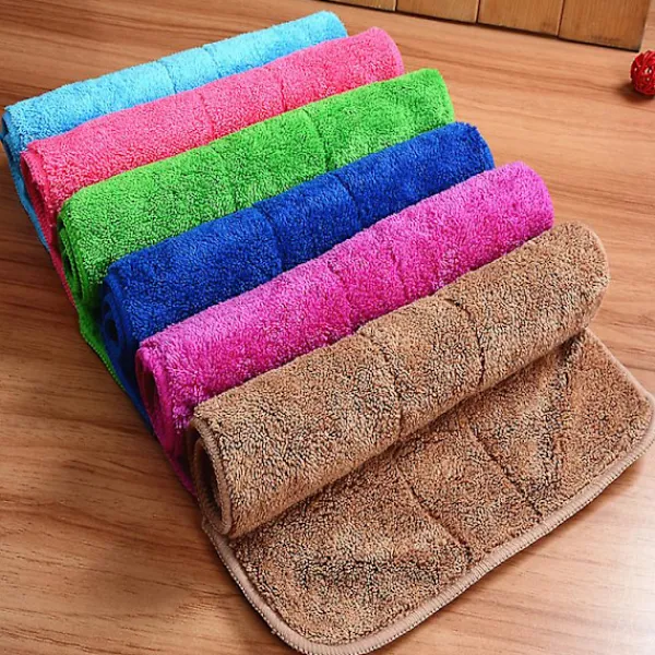 Svampar & Dukar-Mikrofiber rengöringsduk, 6-pack, storlek: 25 x 35 cm