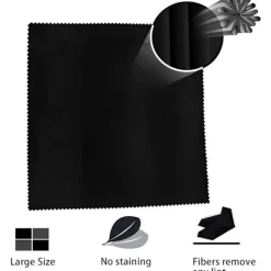 Svampar & Dukar-Mikrofiberduk 6 st Glasögonrengöringsdukar Luddfritt och Ultrafint Rengöringsdukar för Linser, Glasögon, Skärmar och Fönster