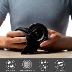 Svampar & Dukar-Mikrofiberduk 6 st Glasögonrengöringsdukar Luddfritt och Ultrafint Rengöringsdukar för Linser, Glasögon, Skärmar och Fönster