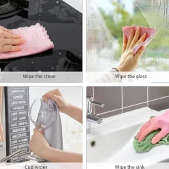 unbranded Svampar & Dukar-Mikrofiberduk för rengöring av köksredskap