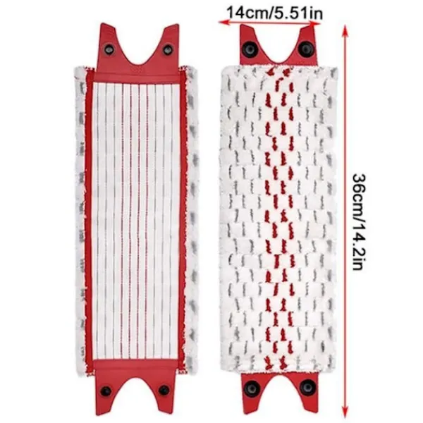 Generic Städmoppar-Mikrofiberdukar - Vileda - UltraMax - Maskintvättbara - Rengöring av hårda golv - 5-pack