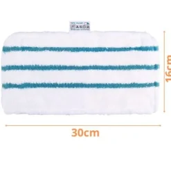 PHONILLICO Städmoppar-Mikrofiberrektangel för ångmopp Black och Decker FSM1630, FSM1616, FSM1605, FSMH13E5, FSMH1321 FSMP20 [Förpackning 5]