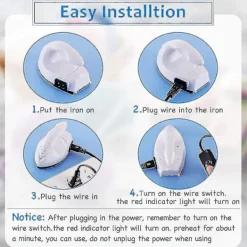 Selected deals Strykjärn-Mini Craft Iron Mini Värmepress Mini Strykjärn Bärbar Handhållen Värmepress Liten Strykjärn Med Laddningsbas