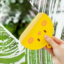 Fönsterrengöring-Mini Glasavtorkare, Tecknad Duschskrapa Liten Plastskrapa Fönsterskrapa, Enkel Rengöring Fönsterspegel Vattenskrapa