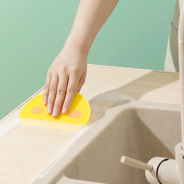 Fönsterrengöring-Mini Glasrakel, Tecknad Duschskrapa Liten Plastskrapa Fönsterskrapa, Enkel Rengöring Fönsterspegel Vattenskrapa