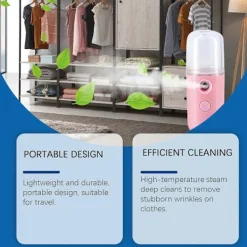 Strykjärn|Ångtvättar-Mini ångmaskin för resor