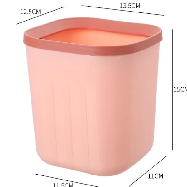 Soptunnor-Mini Papperskorg Skrivbord Mini Soptunna Hushållsrengöringsverktyg Kompatibel med Hemmakontor