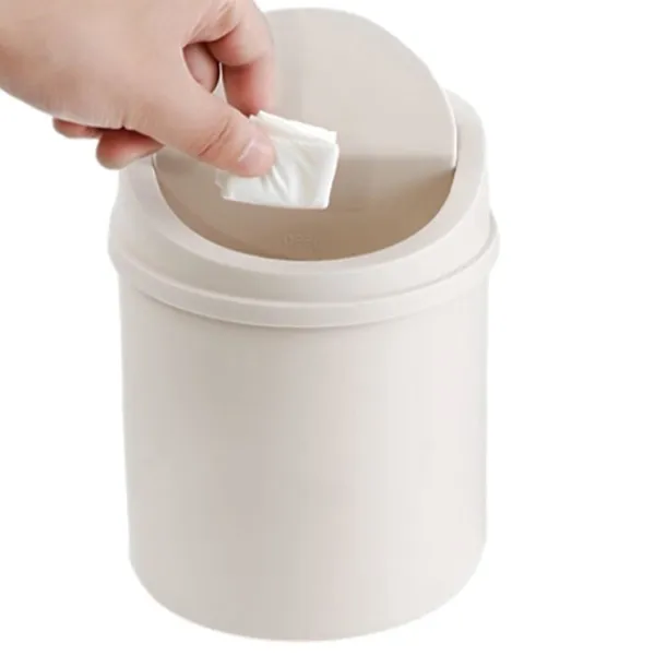 Soptunnor-Mini Soptunna | Kreativ Mini Bords-soptunna med Lock - Små Papperskorgar, Liten Papperskorg