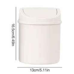 Soptunnor-Mini Soptunna | Kreativ Mini Bords-soptunna med Lock - Små Papperskorgar, Liten Papperskorg