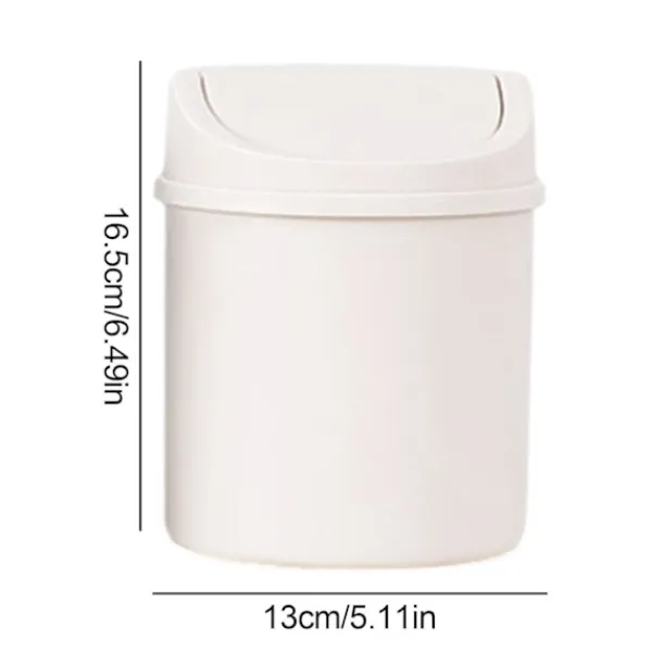 Soptunnor-Mini Soptunna | Kreativ Mini Bords-soptunna med Lock - Små Papperskorgar, Liten Papperskorg