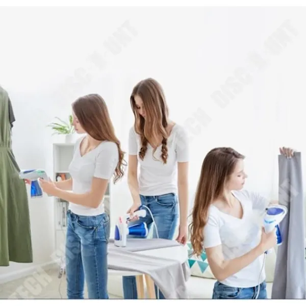 TECH DISCOUNT Strykjärn-Mini strykjärn - TD® - 9558 - 1600W - 3 hastigheter - färg