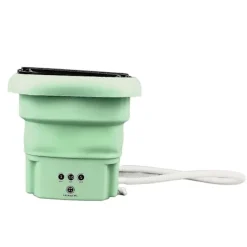 Tvättmaskiner-Mini Tvättmaskin Portabel Vikbar 8L Vattentät med Timerfunktion för Små Utrymmen