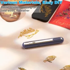 FMYSJ Strykjärn-Mini Värmepress, Liten Värmepressmaskin, Trådlös Värmepress, Värmepressmaskin för DIY-värmeöverföring (FMY)