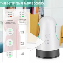ECLshop Strykjärn-Mini Värmepressmaskin, DIY Värmeöverföringsmaskin Små HTV Vinylfästen 3 Värmenivåer
