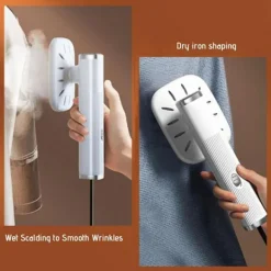 Strykjärn-Ministrykmaskin Handhållet ångstrykjärn VIT