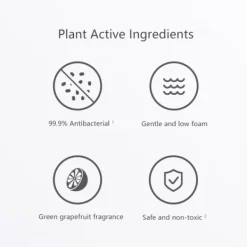 Hommy Rengöringsmedel-480ML Roborock Tillbehör Golv rengöring vätska kostym för Roborock Dyad Och Roborock S7,99.9% Antibakteriell, Ej giftig