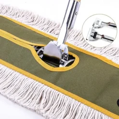 NeunWolken Städmoppar-Moppöverdrag bomull, 2 st bomullsmopp moppöverdrag golvmopp 40cm