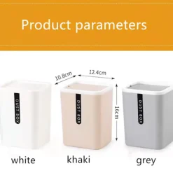 Soptunnor-Mordely Mini liten soptunna Diverse fat VIT