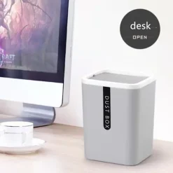 Soptunnor-Mordely Mini liten soptunna Diverse fat VIT