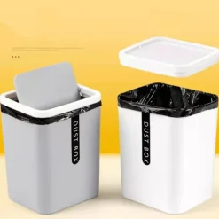 Soptunnor-Mordely Mini liten soptunna Diverse fat VIT