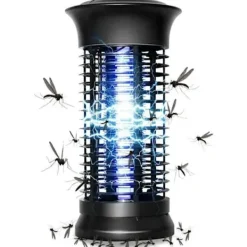 Skadedjur & Insekter-Mosquito Killer Lamp, Kraftfull elektronisk Bug Killer Bug Trap Kraftfull insektsflugfälla med krok Myggzappers Fly Gn