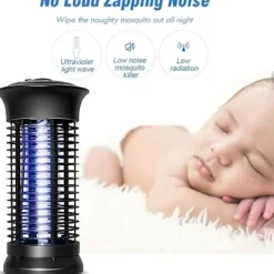 Skadedjur & Insekter-Mosquito Killer Lamp, Kraftfull elektronisk Bug Killer Bug Trap Kraftfull insektsflugfälla med krok Myggzappers Fly Gn