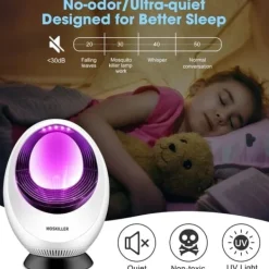 Skadedjur & Insekter-Multifunktionell elektrisk myggdödare, bärbar myggfångare för utomhusbruk