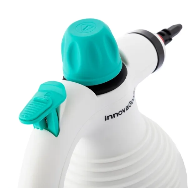 InnovaGoods Ångtvättar-Multifunktionell 9-i-1 handhållen steamer med tillbehör Steany 0,35 L 3 Bar 1000W