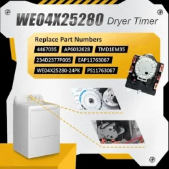 unbranded Torktumlare-Multifunktionell Torktumlartimer med Plastkonstruktion Tvätt Timing Del