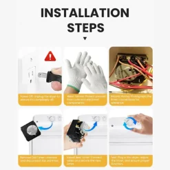 unbranded Torktumlare-Multifunktionell Torktumlartimer med Plastkonstruktion Tvätt Timing Del