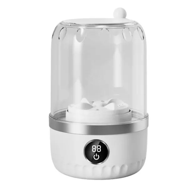 FJORD Städmaskiner-Multifunktionell Tvättmaskin, Mini Bärbar Tvättmaskin, Touchskärm, 3 Hastighetslägen, Toppöppning, Vattentät, Lämplig För Resor