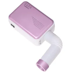 Torktumlare-Multifunktionell 600W klädtork hushåll liten bärbar elektrisk skotork klädtork lila EU rund stickpropp