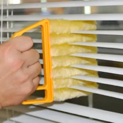 LBSS Fönsterrengöring-Multifunktionella persienner Rengöringsborste Luftkonditionering Borste för borttagning av fläktdamm för hemstädning