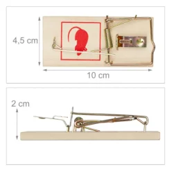 B2X Skadedjur & Insekter-Musfälla träset med 40 st