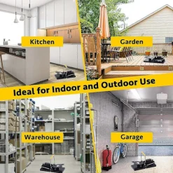 Skadedjur & Insekter-Musfällor, 6-pack Kraftiga Återanvändbara, Säkra och Effektiva Musfällor för Inomhus- och Utomhusbruk, Lätta att Installera och Rengöra
