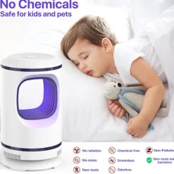 Skadedjur & Insekter-Myggdödande lampa, 360° insektsfälla, USB-laddning