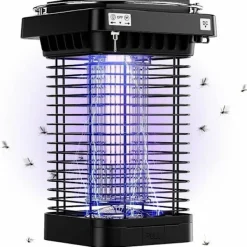 Xuigort Skadedjur & Insekter-Myggdödande lampa för utomhus- och inomhusbruk, solcellsbaserad UV-myggdödande lampa, elektrisk lampa för insektsfångst