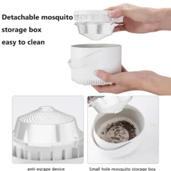 Skadedjur & Insekter-Myggdödande lampa USB Elektrisk Myggfälla Bugg Insektsdödare Hushållsmygglampa Insektsdödare för inomhus och utomhus