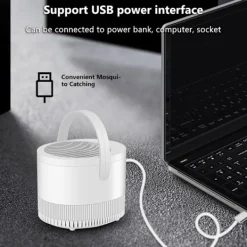 Skadedjur & Insekter-Myggdödande lampa USB Elektrisk Myggfälla Bugg Insektsdödare Hushållsmygglampa Insektsdödare för inomhus och utomhus