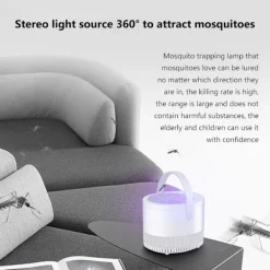 Skadedjur & Insekter-Myggdödande lampa USB Elektrisk Myggfälla Bugg Insektsdödare Hushållsmygglampa Insektsdödare för inomhus och utomhus