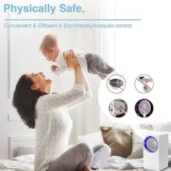 Skadedjur & Insekter-Myggdödarlampa, USB Elektrisk Insektsfälla med UV-lampa, 180Light Myggdödare Zapper för Kök Barnrum Inomhus och Utomhus (LGL)