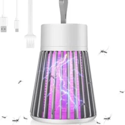 Skadedjur & Insekter-Mygglampa, 2025 Ny 2-i-1 Bärbar Sladdlös Vattentät Campinglampa för Utomhusbruk (1 st Grön/Grå)