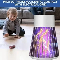 Skadedjur & Insekter-Mygglampa, 2025 Ny 2-i-1 Bärbar Sladdlös Vattentät Campinglampa för Utomhusbruk (1 st Grön/Grå)