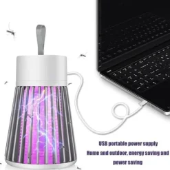 Skadedjur & Insekter-Mygglampa, 2025 Ny 2-i-1 Bärbar Sladdlös Vattentät Campinglampa för Utomhusbruk (1 st Grön/Grå)