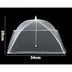 Mobil o Teknik Skadedjur & Insekter-Myggnät / Flugnät för matbordet / Uteliv 34x34x20cm