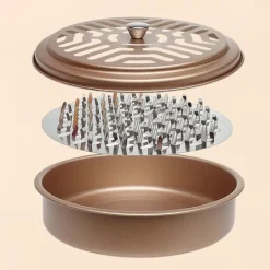 Skadedjur & Insekter-Myggspiralhållare, fackram, rostfritt stål, runt stativ, silver, silver