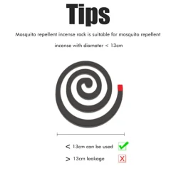 Skadedjur & Insekter-Myggspiralhållare Metal Myggspiralhållare för sommaren mot myggor Insekter Myggmedelsställ