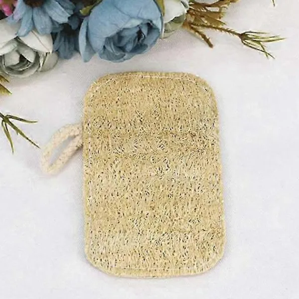 ECORP Svampar & Dukar-Naturlig Loofah Svamp Diskborste 6-pack Set för Köksrengöring Miljövänlig